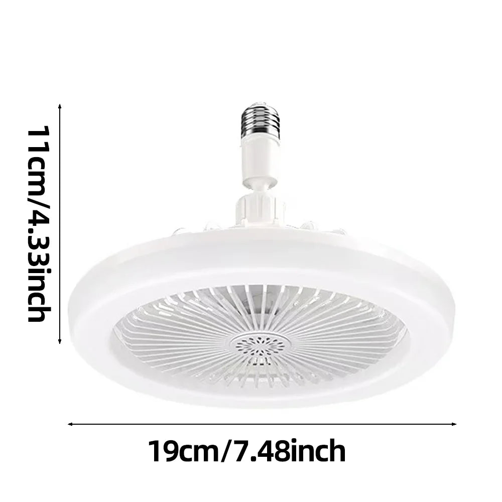 Rotatable 3in1 Ceiling Fan with Remote Control Lighting Lamp