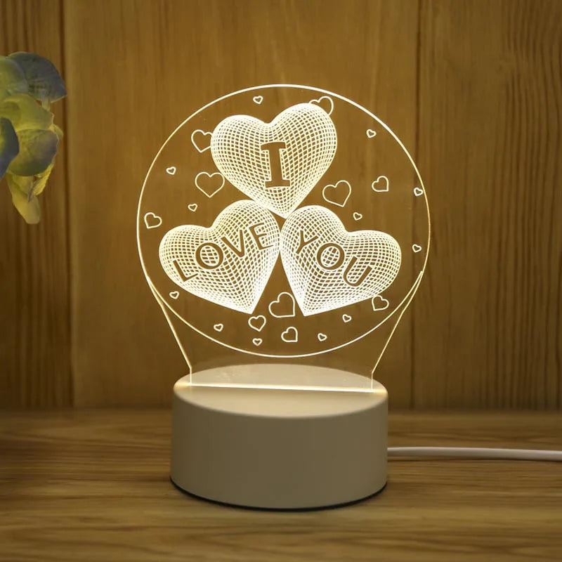 3D Acrylic Led Lamp