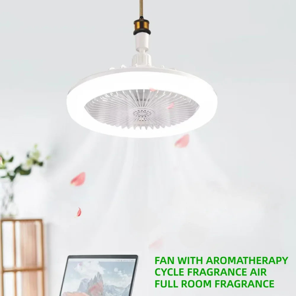 Rotatable 3in1 Ceiling Fan with Remote Control Lighting Lamp