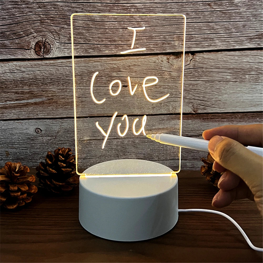 Erasable Write Message Board (LED Light)