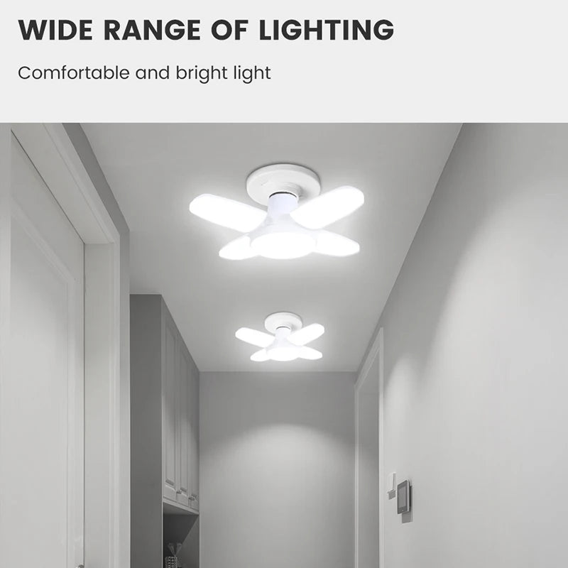 Foldable Fan Blade LED Lamp