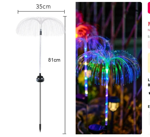 LED Solar Jellyfish Garden Lights
