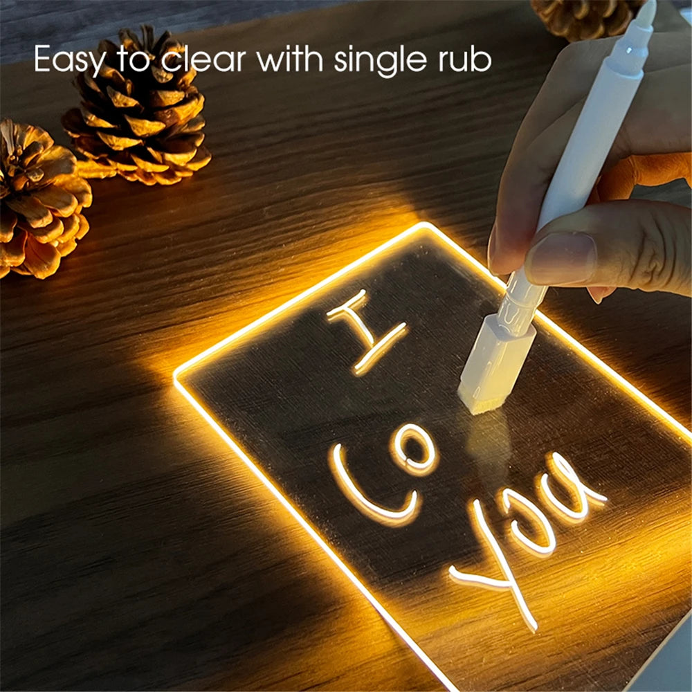 Erasable Write Message Board (LED Light)