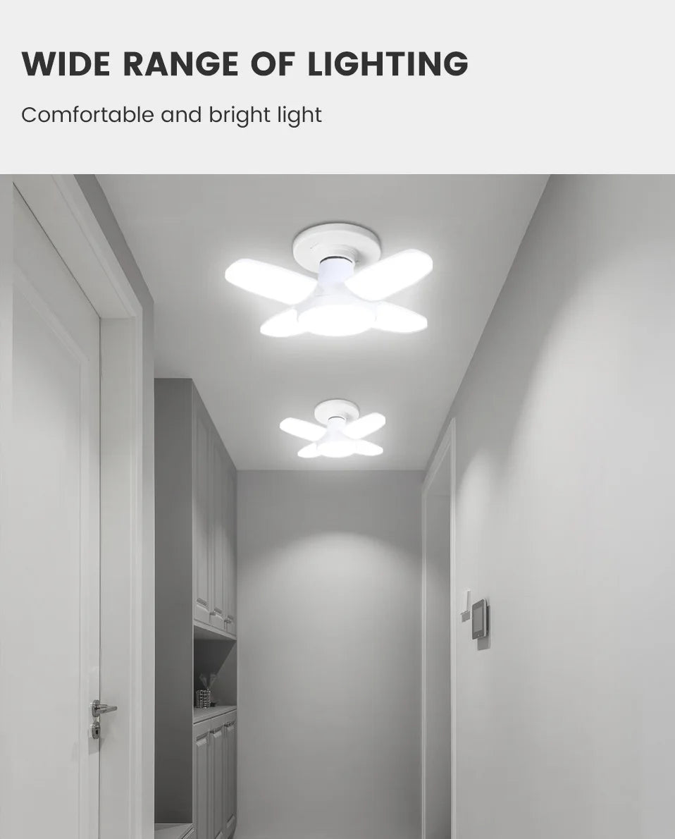 Foldable Fan Blade LED Lamp