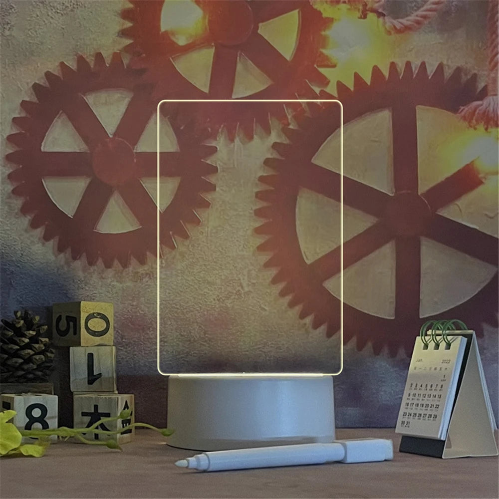Erasable Write Message Board (LED Light)