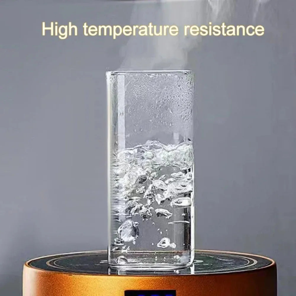 Square Glass Coffee Mug