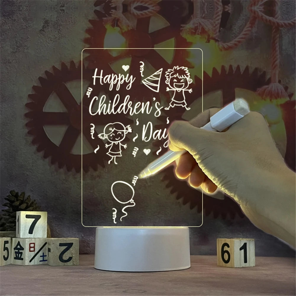 Erasable Write Message Board (LED Light)