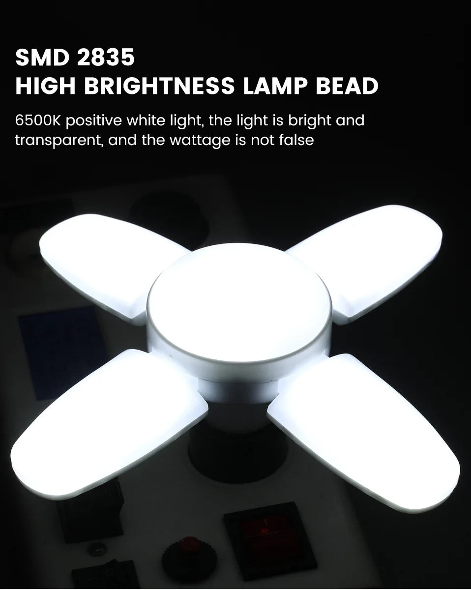 Foldable Fan Blade LED Lamp